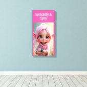 Sprightly & Spry Canvas Afdruk (Insitu (Houten vloer))