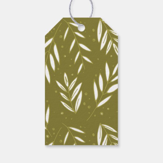 Sprigs Botanical Cadeaulabel (Achterkant)