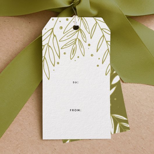 Sprigs Botanical Cadeaulabel