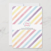 Sprikle Confetti Cupcake Girl Birthday Cake Kaart (Achterkant)