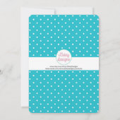 Sprikle Cupcake Girl Birthday Cake Kaart (Achterkant)