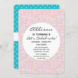 Sprikle Cupcake Girl Birthday Cake Kaart