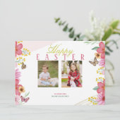 Spring 2 Foto Wenskaart Feestdagenkaart (Staand voorkant)