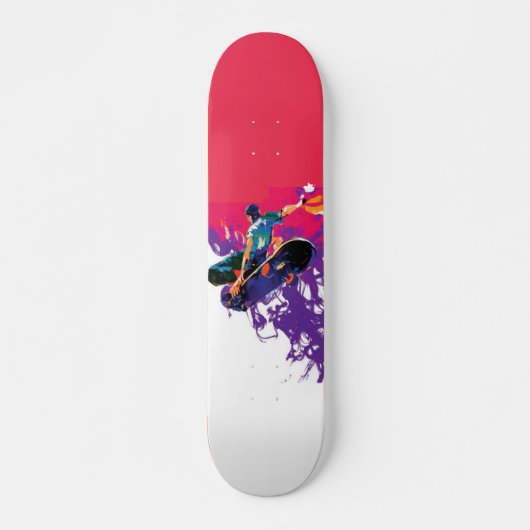 Spring 4 Kleur Skateboard (Voorkant)