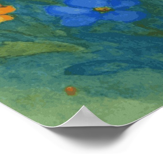 Spring 7, Wildflower Whispers, seizoensgebonden pr Poster (Hoek)