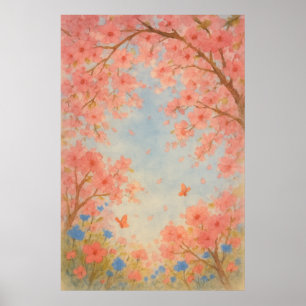 Spring 8, Beneath Blossom Skies, seizoensgebonden  Poster