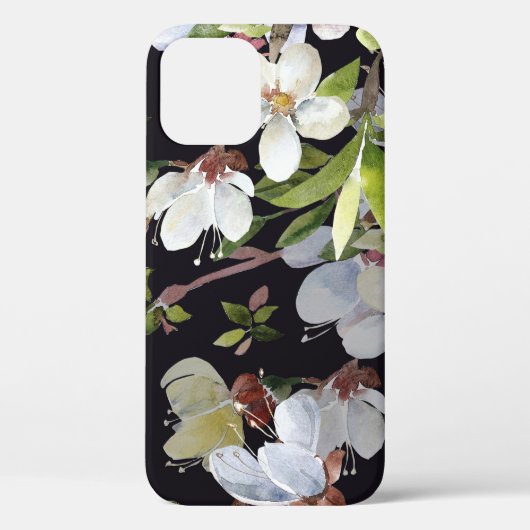 Spring Abrikozentakken: Waterverf naadloos. Case-Mate iPhone Case (Achterkant)