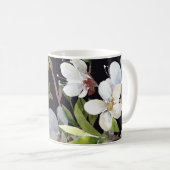 Spring Abrikozentakken: Waterverf naadloos. Koffiemok (Voorkant rechts)