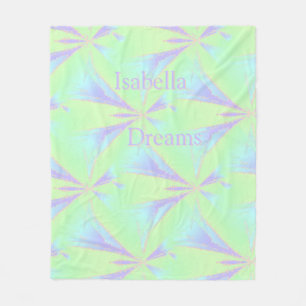 Spring Abstract Stars Fleece Deken