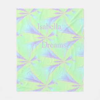 Spring Abstract Stars Fleece Deken