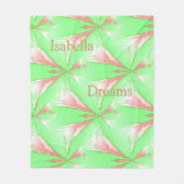 Spring Abstract Stars Gepersonaliseerde Fleece Dek (Voorkant)