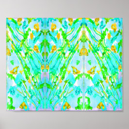"Spring" Abstracte Waterverf Poster Print