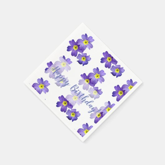 Spring Afgelopen Verjaardags Servetten (Hoek)