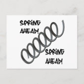 Spring Ahead Briefkaart (Voorkant)