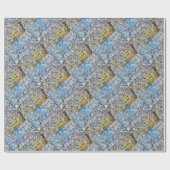 Spring Almond Blossom Pointillism Artwork Cadeaupapier (Vlak)