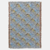 Spring Almond Blossom Pointillism Artwork Deken (Voorkant Verticaal)
