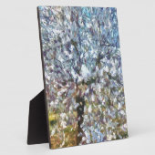 Spring Almond Blossom Pointillism Artwork Fotoplaat (Zijkant)