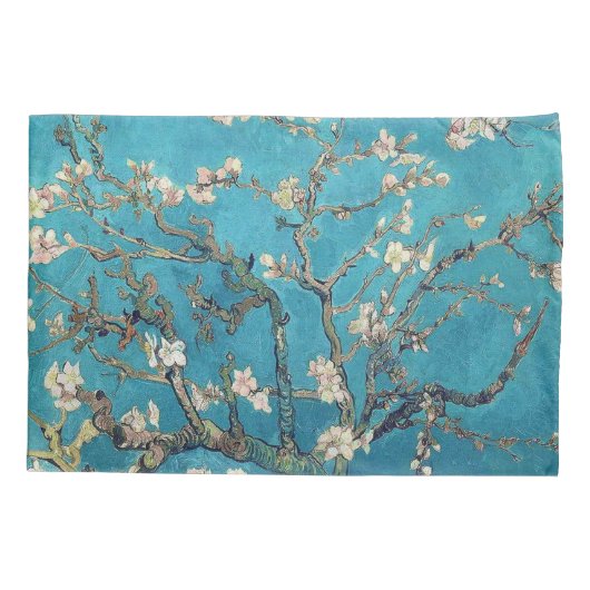 Spring Almond Tree Blossoms Vincent van Gogh Kussensloop (Achterkant-Links)