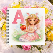 Spring Alphabet Letter A Notebook for Kids Notitieboek