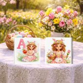 Spring Alphabet Letter A Notebook for Kids Notitieboek