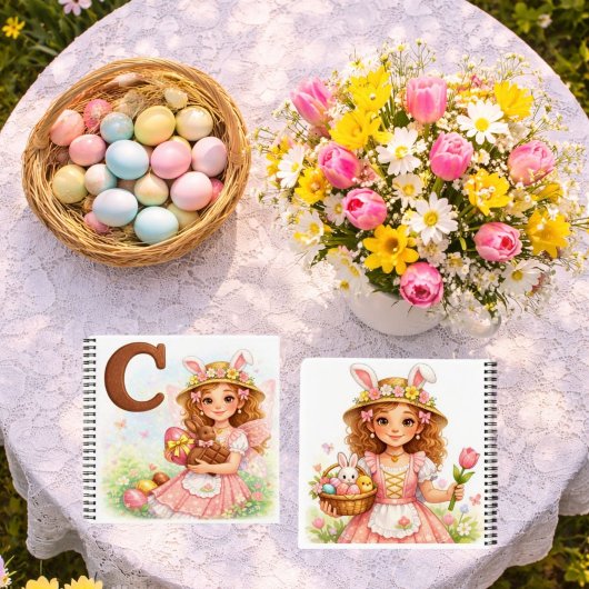 Spring Alphabet Letter C Notebook for Kids Notitieboek