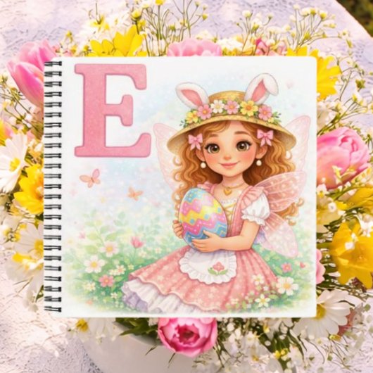 Spring Alphabet Letter E Notebook for Kids Notitieboek