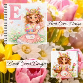 Spring Alphabet Letter E Notebook for Kids Notitieboek