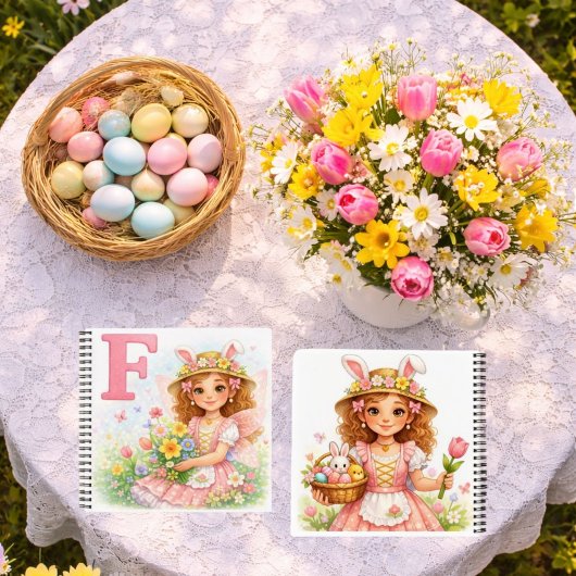 Spring Alphabet Letter F Notebook for Kids Notitieboek