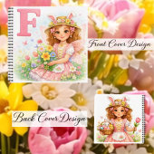 Spring Alphabet Letter F Notebook for Kids Notitieboek
