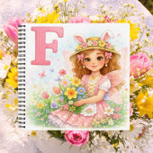 Spring Alphabet Letter F Notebook for Kids Notitieboek