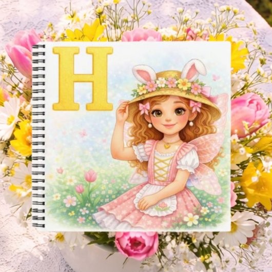 Spring Alphabet Letter H Notebook for Kids Notitieboek