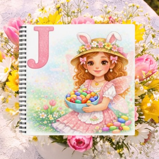 Spring Alphabet Letter J Notebook for Kids Notitieboek