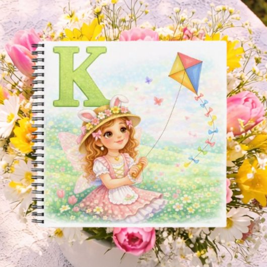 Spring Alphabet Letter K Notebook for Kids Notitieboek