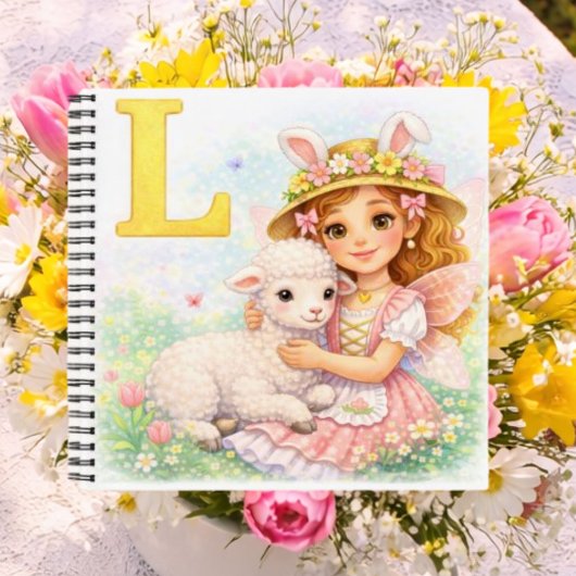 Spring Alphabet Letter L Notebook for Kids Notitieboek