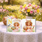 Spring Alphabet Letter N Notebook for Kids Notitieboek