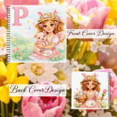 Spring Alphabet Letter P Notebook for Kids Notitieboek