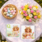 Spring Alphabet Letter Q Notebook for Kids Notitieboek