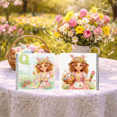 Spring Alphabet Letter Q Notebook for Kids Notitieboek