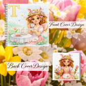 Spring Alphabet Letter T Notebook for Kids Notitieboek