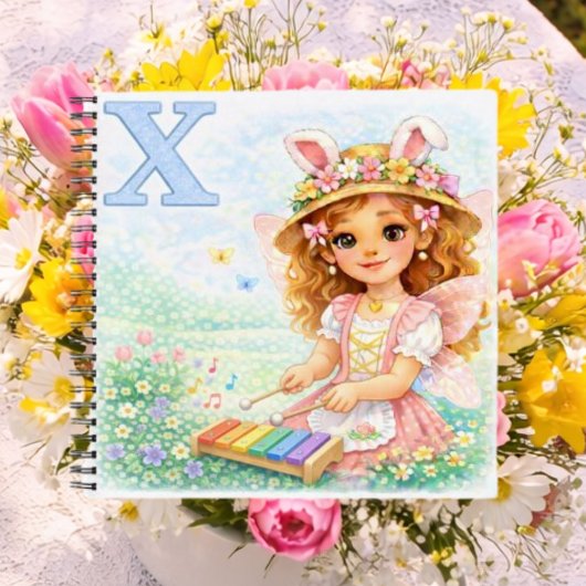 Spring Alphabet Letter X Fairy Xylophone  Notitieboek
