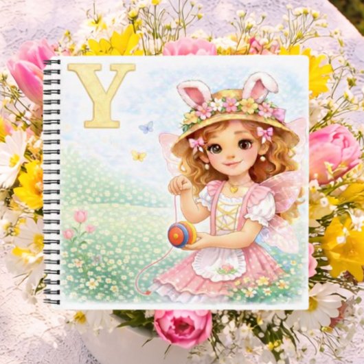Spring Alphabet Letter Y Fairy Yo Yo Notitieboek