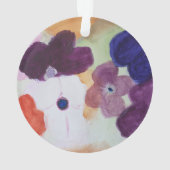 Spring Anemones Acryl Ornament (achterkant)