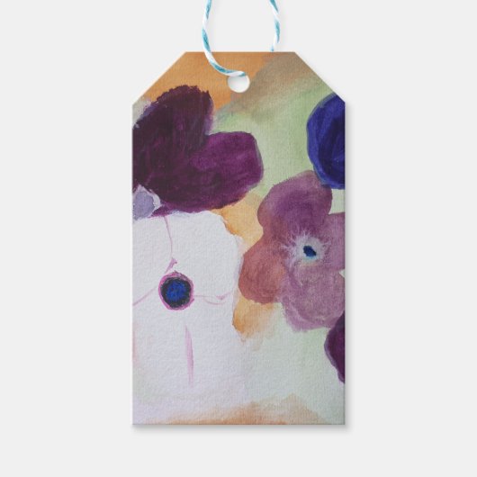 Spring Anemones Cadeaulabel (Voorkant)