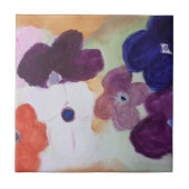 Spring Anemones Ceramic Tegel Tegeltje (Voorkant)