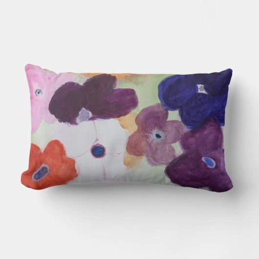 Spring Anemones Lumbar Cushion Kussen (Voorkant)
