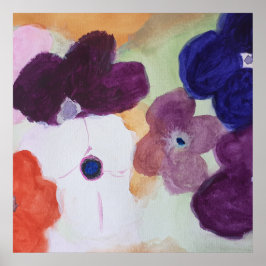 Spring Anemones Poster