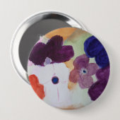 Spring Anemones Round Badge Ronde Button 4,0 Cm (Voorkant /achterkant)