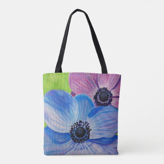 Spring Anemones Tote Bag (Achterkant)
