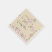Spring Apple Blossom Cocktail Napkin Servet (Hoek)