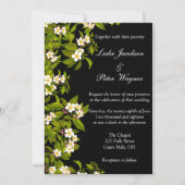 Spring Apple Blossom Wedding Invite Kaart (Voorkant)